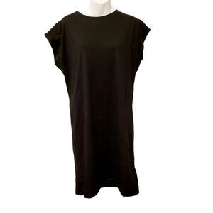 2/$20 Gap Plain Black One Piece Dress Size: M